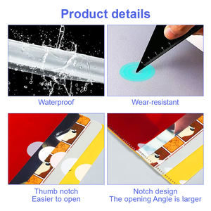 Cartella Portadocumenti A4 Personalizzabile con Logo, Forma a L, in Plastica PP, Trasparente con Clip Singola - Product Image 4