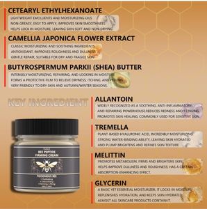 Crème anti-rides aux peptides, crème raffermissante au venin d'abeille, crème liftante et hydratante, niacinamide éclaircissant, douce, vente en gros OEM - Product Image 5