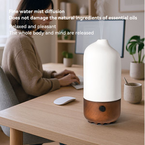 Cost-effective 100ml Mini Portable Plastic Essential <b>Oil</b> <b>Diffuser</b> 7-color LED Night Light Timing Function Household - Product Image 6