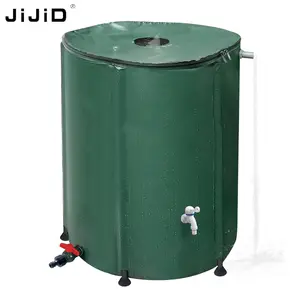 JiJiD taşınabilir yağmur varil PVC taşınabilir yağmur varil toplama için tıkaç ile yağmur suyu bahçe varil