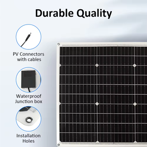 Pannello Solare Flessibile in Silicio Monocristallino CANARD, Efficienza >21.5%, <span class=keywords><strong>Dimensioni</strong></span> 580x520x3mm per Uso Fuori Rete su Imbarcazioni - Product Image 2