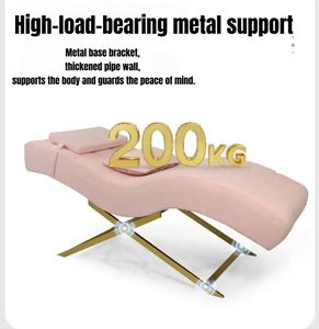 Lit <span class=keywords><strong>de</strong></span> Luxe Moderne Rose pour Technicienne des <span class=keywords><strong>Cils</strong></span>, Mobilier <span class=keywords><strong>de</strong></span> Salon <span class=keywords><strong>de</strong></span> Beauté Doré, Lit <span class=keywords><strong>de</strong></span> Spa Facial Réglable et Inclinable pour Sourcils et <span class=keywords><strong>Cils</strong></span>, à Vendre - Product Image 3