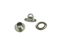 Serrure à bouton rotatif SNOWL pour porte de bateau, serrure à bouton rotatif, attaches et œillets assortis