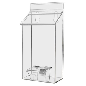 Giá Sách Quảng Cáo Ngoài Trời 4W X 6H Hộp Bưu Thiếp Treo Tường Có Nắp Acrylic Trong Suốt Với Hộp Quảng Cáo - Product Image 1