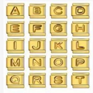 Juego de Dijes de Piedras de Nacimiento Chapados en Oro, Formas Variadas, Cristal de Zirconia Colorido para Collar, Pulsera, Joyería DIY para Mujer - Product Image 1