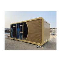 Villa mobile en acier préfabriqué de conception haut de gamme, maison-conteneur isolée de luxe