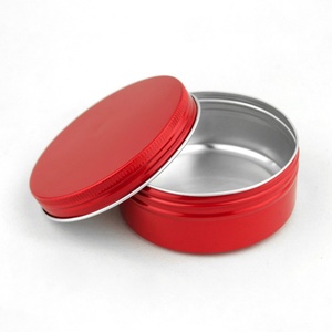 100ml 100g Decorative Aluminum Round Tin Container Red Color Cosmetic Containers for Candles Lipstick Toothpaste & Lotion - Product Image 6
