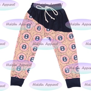 Aa-2 Nouveauté Halloween – Pantalon de jogging long tricoté en corde bicolore, imprimé animaux, écologique, pour bébé garçon - Product Image 3