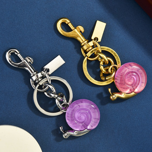 Insetto, Animale, Cristallo, Piccola Lumaca, Portachiavi, Regalo Creativo per Ragazze, Portafoglio, Borsa, Gioielli alla Moda, Ciondolo - Product Image 4