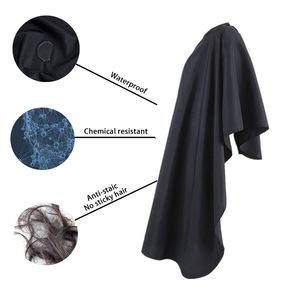 Capa de Peluquería Impermeable de Poliéster con Logotipo Personalizado, Cierre de Broche Ajustable en la Cintura, 160x140cm, para Corte de Cabello en Salón - Product Image 2