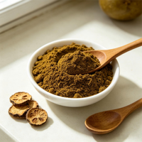 Poudre de fruit de moine 100% pure en vrac d'usine, poudre fine naturelle de Luo Han Guo séché, matière première pour tisane