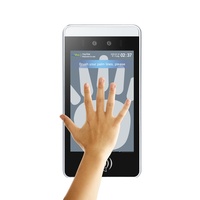 Sensor de Huella Dactilar HFSecurity RA08, Escáner de Palma, Reconocimiento Facial, Escaneo de Tarjeta QR, Terminal Android para Control de Asistencia