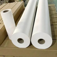 Papier de sublimation à séchage rapide, taux de transfert élevé, 44 pouces, 100 g/m², rouleau de papier de transfert pour l'impression sur tissu polyester