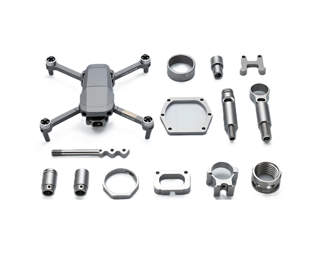 High Quality Custom CNC & Wire EDM Drone Parts OEM ODM High Precision Stainless Steel Machining Service for UAV Applications