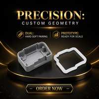 Layanan Cetakan Prototipe Cepat dengan Injeksi Kustom untuk Bagian-bagian PA PC PP PU PVC ABS Silikon
