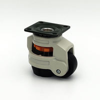 Roulette HuaRui 50mm 250KG, haute charge, Nylon robuste, nivellement, roue de roulette réglable