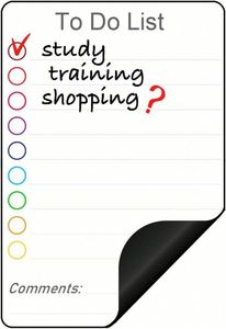 Calendrier magnétique mensuel personnalisé pour réfrigérateur, effaçable à sec, démarre du lundi, organise les planning 2025, les tâches et les repas - Product Image 3