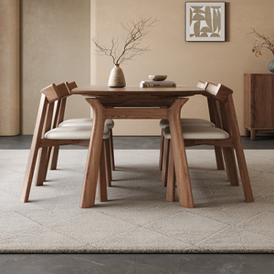 Solid Wood Extendable Oval <b>Dining</b> <b>Table</b> For <b>Dining</b> <b>Room</b> Home Use With Box Frame Structure - Product Image 2