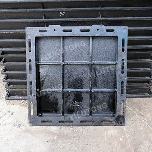 하이 퀄리티 40T 부하 용량 사각 맨홀 커버 장수명 벌크 스톡 캐스팅 서비스 제품 - Product Image 2