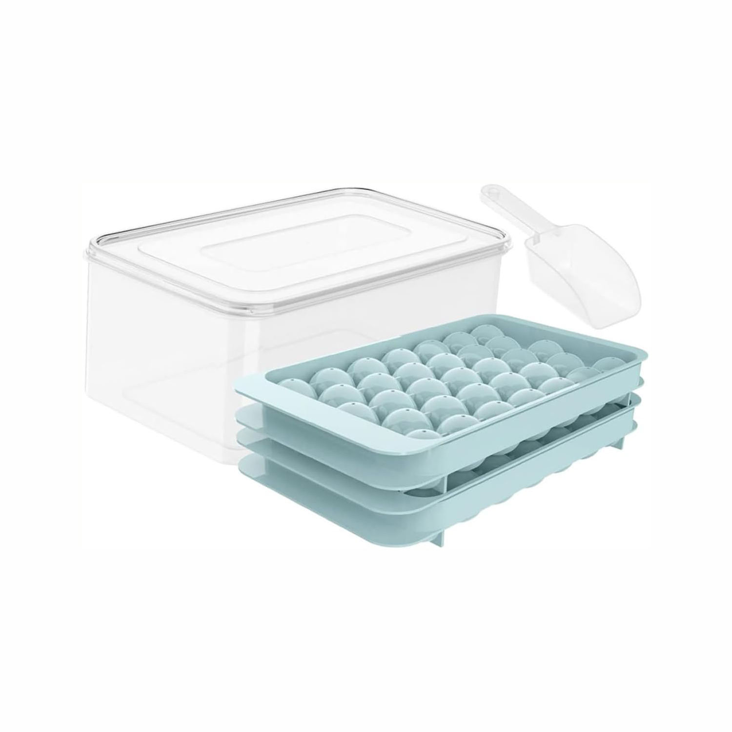 2Ice Tray &amp; 1Bin &amp; 1Scoop