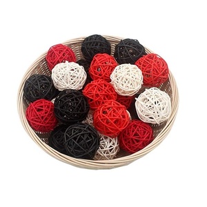 Hot Bán Wicker Mây Quả Bóng Trang Trí Đám Cưới Bé Tắm Nguồn Cung Cấp Bên Thủ Công Đồ Trang Trí Nhà Mây Bóng - Product Image 3