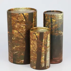 Biodegradable Tree Funeral Supplies Garden Paper Scatter Tube Cremation Cinerary Bird Pet Urns