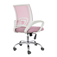Fauteuil de Bureau Rose Promotion Choc Qualité Supérieure Nouveau Design Moderne en Maille Chinoise, Vente en Gros