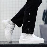 Chaussures pour hommes 39-47 Adit Support Flexible Personnalisation Blanc Chaussures pour hommes Chaussures de mode décontractées Baskets pour hommes décontractées
