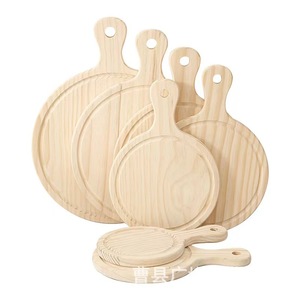 Bandeja de Servir Redonda de Madera con Asa, Madera Maciza para Uso en Restaurantes, Shandong GZ 308 - Product Image 5