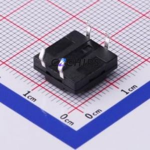 TS-1010DGD-BR04326 Tactile Switch Through hole-4P,12x12mm Switch Single Pole Single Throw Round Button 2.6N Through Hole - Product Image 2