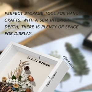 Деревянные квадратные тонкие рамки из МДФ для картин, для настенного искусства, современный минималистичный дизайн, оптовая поставка - Product Image 3