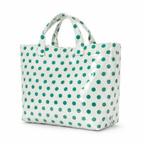 Tas Jinjing Polkadot Mengkilap Tahan Air Bersertifikasi BSCI |   Tas Pantai Kanvas Retro dengan Logo Custom |   Pengambilan Sampel 7-10 Hari