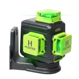 Huepar-Nivel láser alemán Osram <span class=keywords><strong>B03CG</strong></span>, estuche de transporte duro, modo de pulso al aire libre y haz verde 3D, 12 líneas rotativas, Nivel láser - Product Image 2