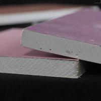 Plaque de plâtre ignifuge et imperméable avec face en papier, 12 mm, pour plafond, mur, cloison, construction intérieure, conforme à la norme ASTM