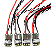 Controlador de Velocidade HSKRC BLS 20A 30A 35A 45A BLHeli-S Brushless ESC 2-6S Lipo DShot600 para Drones FPV de Corrida e Freestyle