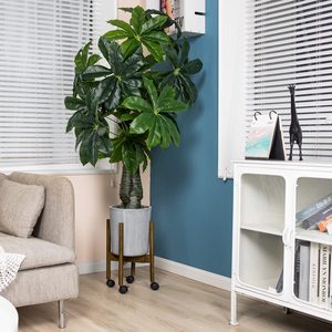 Étagère à fleurs ajustable et personnalisée <span class=keywords><strong>avec</strong></span> poulie Présentoir pour plantes Étagère à fleurs pour la maison Étagère de <span class=keywords><strong>rangement</strong></span> Supports pour plantes en bambou - Product Image 6