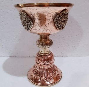 Đèn Bơ Phật Giáo Tây Tạng Thắp Sáng - Product Image 5