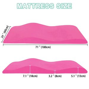 <span class=keywords><strong>Coussin</strong></span> de lit luxueux incurvé pour salon de beauté, couvre-lit ergonomique de massage, soutien dorsal en <span class=keywords><strong>mousse</strong></span> haute densité - Product Image 2
