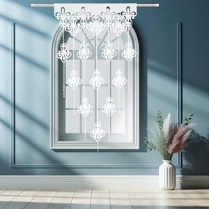 Wholesale minimalist style with laser panel decorative curtains, 1 piece, 100 * 180cm, used for living rooms and dining rooms - Product Image 2