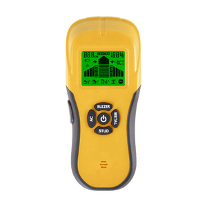 6-in-1 detektor balok pencari untuk Tengah dan tepi kayu AC kawat logam kancing Joist pipa, Stud <span class=keywords><strong>Finder</strong></span> pemindai Dinding - Product Image 1