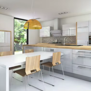 Gabinete de Cocina Modular Moderno Personalizado <span class=keywords><strong>Prima</strong></span>, Lacado, para Uso en Hogar, Hotel o Apartamento - Product Image 3