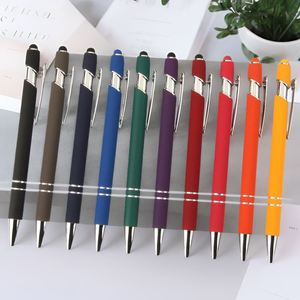 Bolígrafos Promocionales con Logotipo Personalizado, Bolígrafos de Plástico Negro con Logotipo Grabado con Láser, Bolígrafo Multicolor con Punta de Bola, Impresión UV, Bolígrafo Empresarial para Regalos - Product Image 1