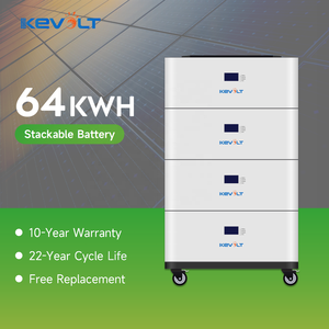 Batería Solar Apilable KEVOLT de 5kWh, 10kWh, 16kWh, Batería de Litio de 48V LiFePO4, Sistema de Almacenamiento de Energía para el Hogar - Product Image 1