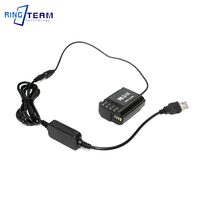 Câble adaptateur USB 8,7 V vers batterie factice DMW-BLK22, coupleur CC DMW-DCC17 pour appareils photo Lumix S5 DC-S5K