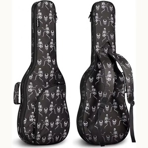 Échantillon gratuit de housse de transport rembourrée personnalisée en Oxford pour guitare acoustique et basse - Product Image 6