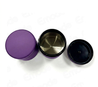Boîte de rangement en métal hermétique personnalisée pour poudre nutritionnelle, avec cuillère, sans BPA, pour café, thé, matcha
