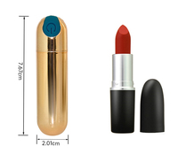 Mini Vibe Vibrator Starke Vibration G-Punkt Massage gerät Frauen Sexspielzeug USB Wiederauf ladbare Gold 10-Gang Powerful Bullet