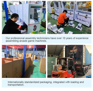 超级迷你抓娃娃机投币式街机礼品机带公仔夹金属和塑料 1 年保修 - Product Image 6