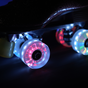 <span class=keywords><strong>Ruedas</strong></span> Luminosas que Cambian de Color para <span class=keywords><strong>Patines</strong></span>, <span class=keywords><strong>Patines</strong></span> de Dos Filas y Cuatro <span class=keywords><strong>Ruedas</strong></span>, <span class=keywords><strong>Ruedas</strong></span> Luminosas de PU Transparente con Flash - Product Image 2