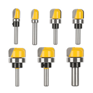 Fuxin Woodworking Router <b>Bit</b> 14mm Shank 12.7 19.05 28.6mm Radius For Grooving Keyhole Carving - Product Image 4